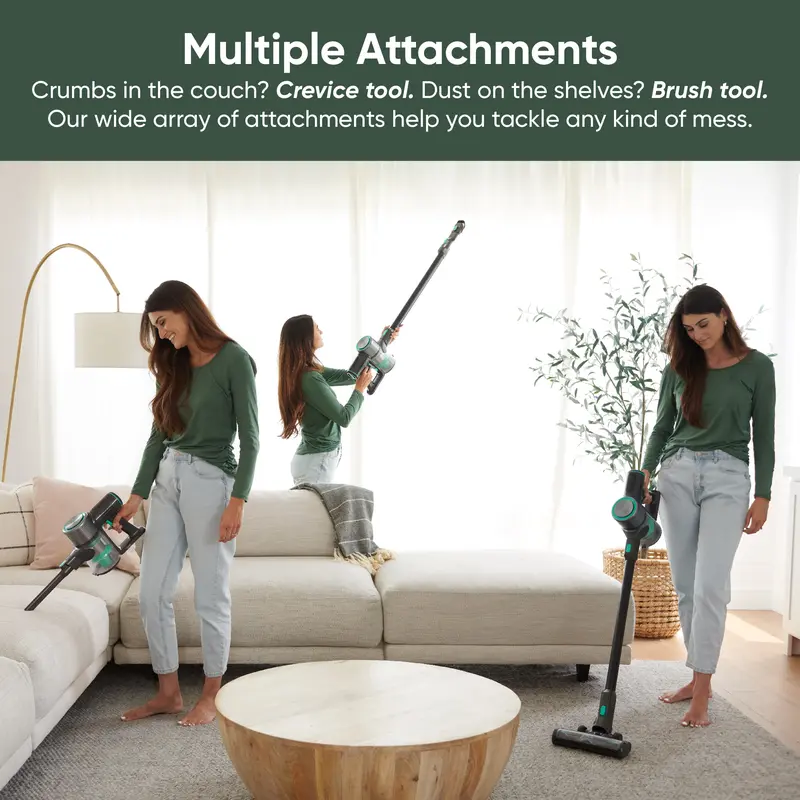 Wyze Cordless Vacuum S – Lightweight, Rechargeable Stick Vacuum with 20,000Pa Suction for Home, Car, and Floors