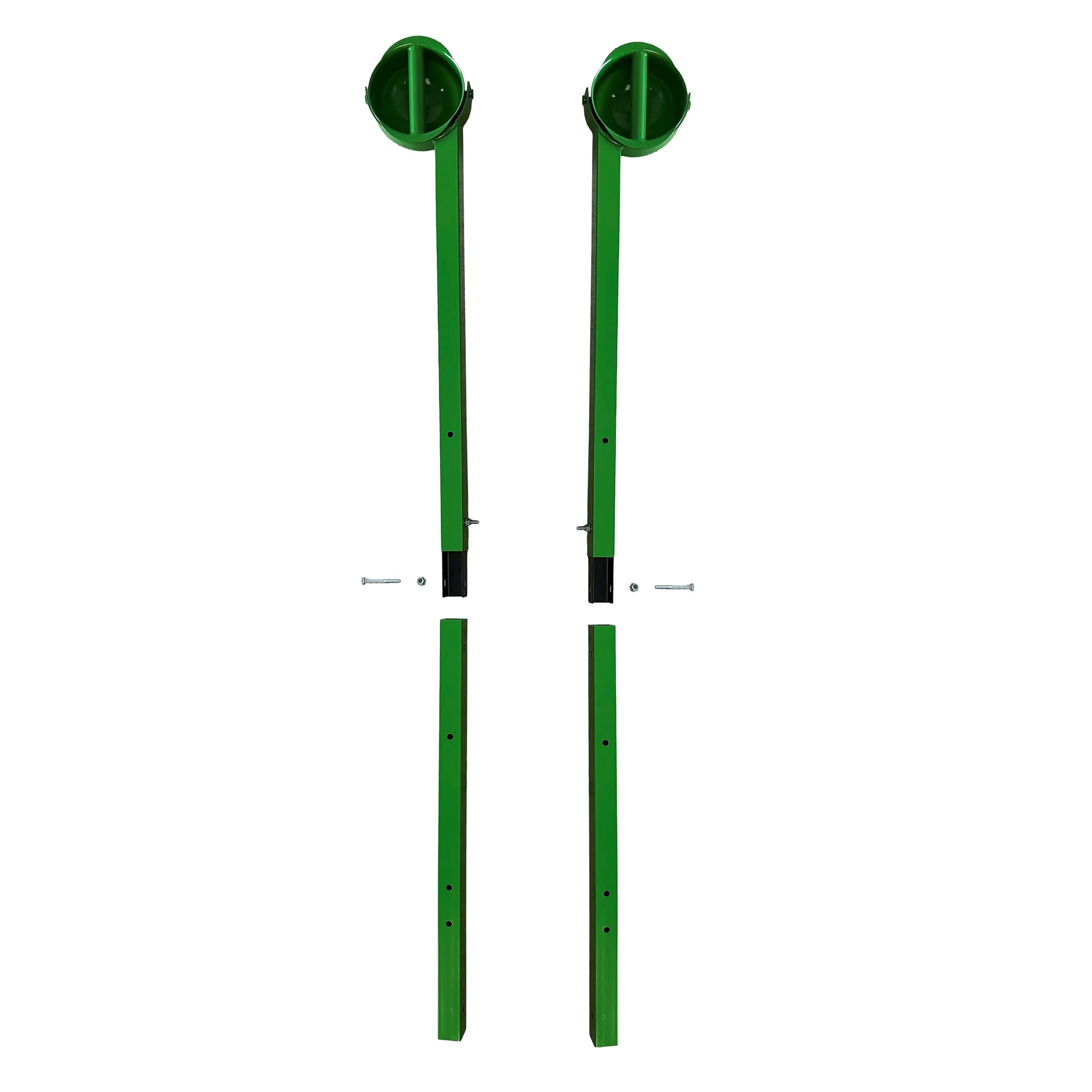 Single-wheel steel hand truck with puncture-resistant tires