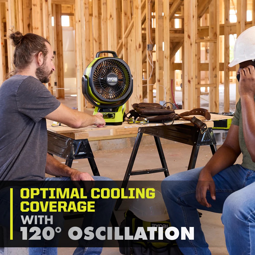 Hybrid 9-Inch Oscillating Fan