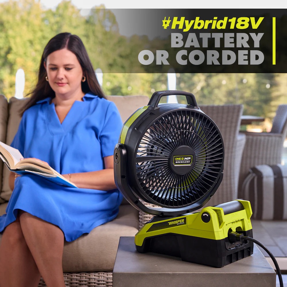 Hybrid 9-Inch Oscillating Fan
