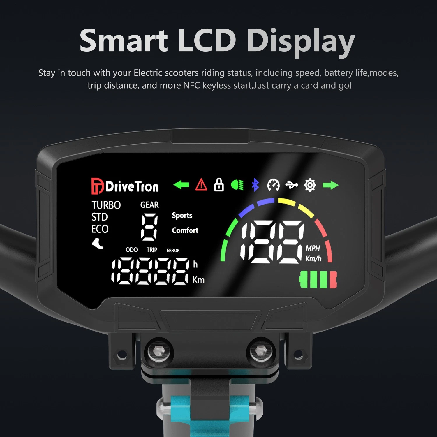 DT10 Electric Scooter 1400W 31 MPH 48V 16Ah Disc Brake Commuter Full Suspension