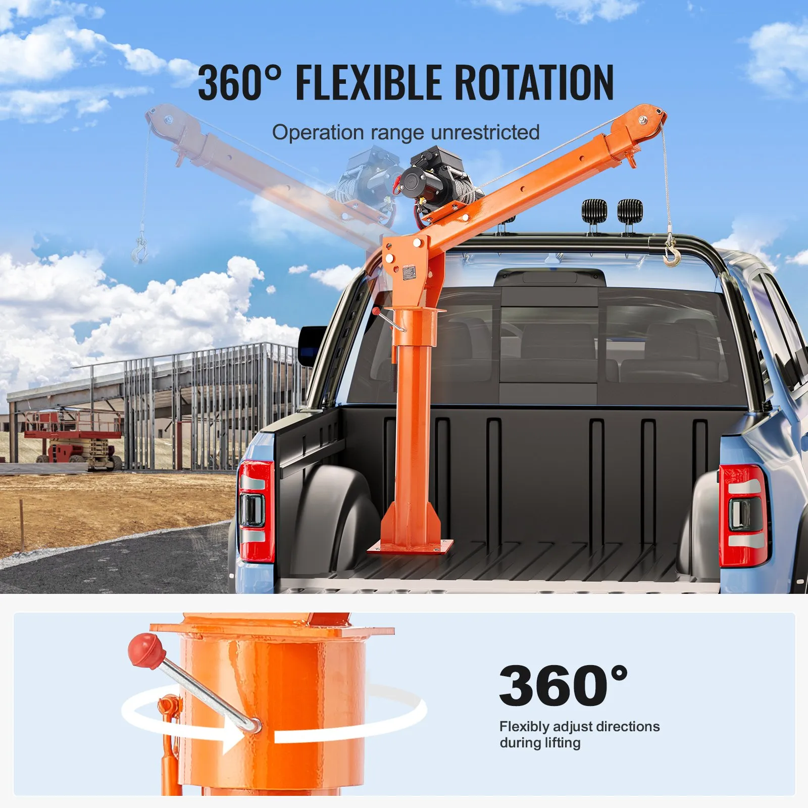 Electric Pickup Truck Crane