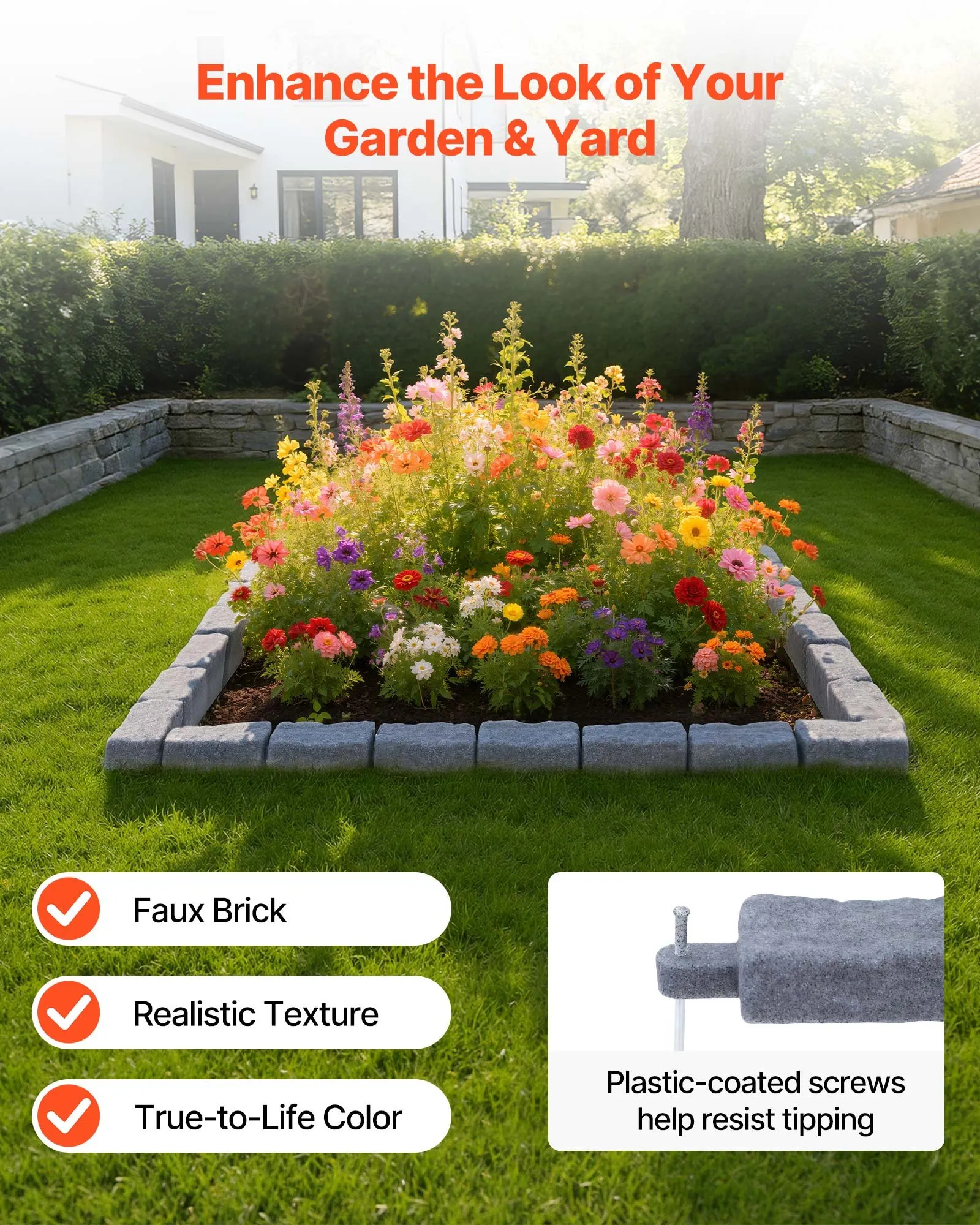 Faux Stone Landscape Edging