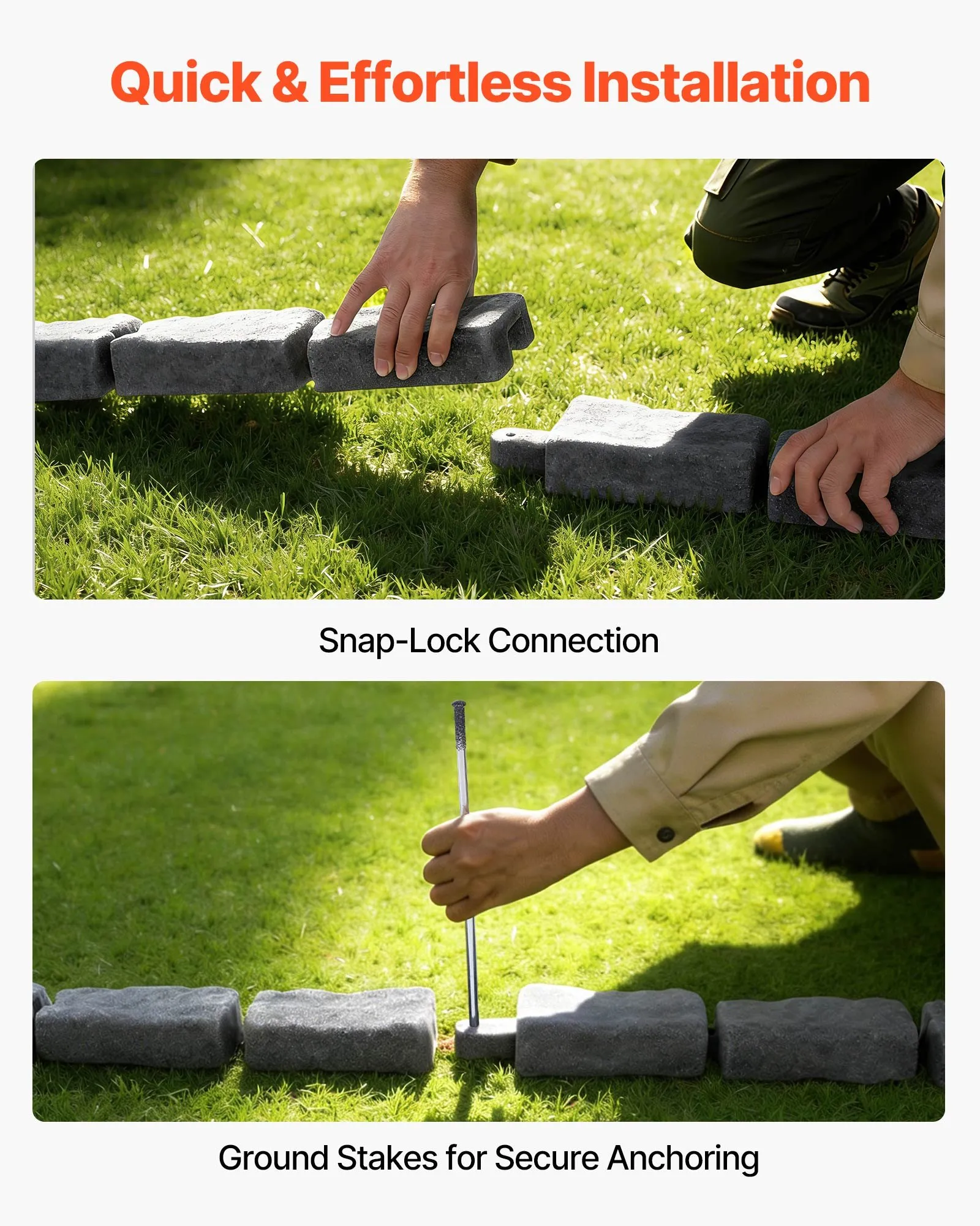 Faux Stone Landscape Edging