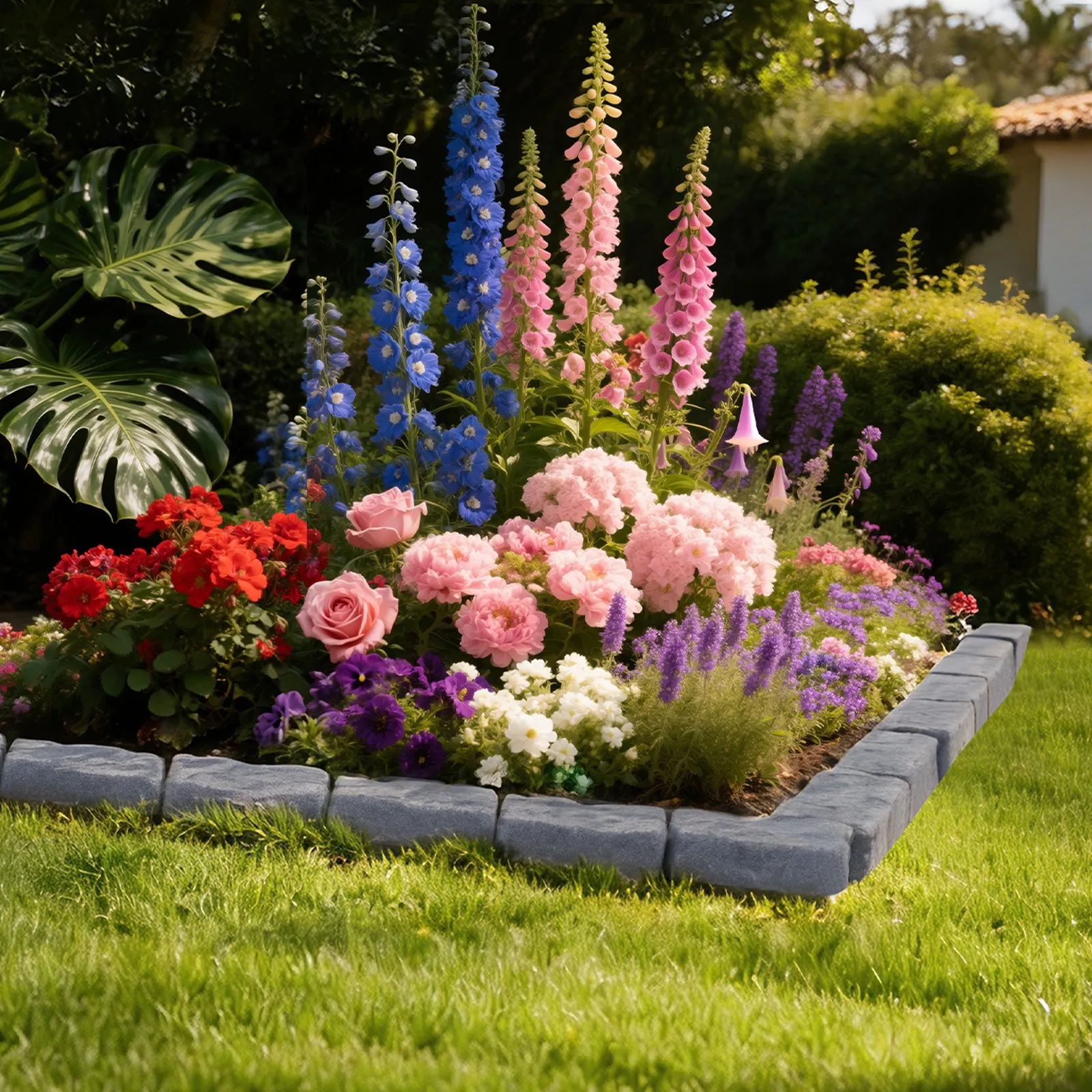 Faux Stone Landscape Edging