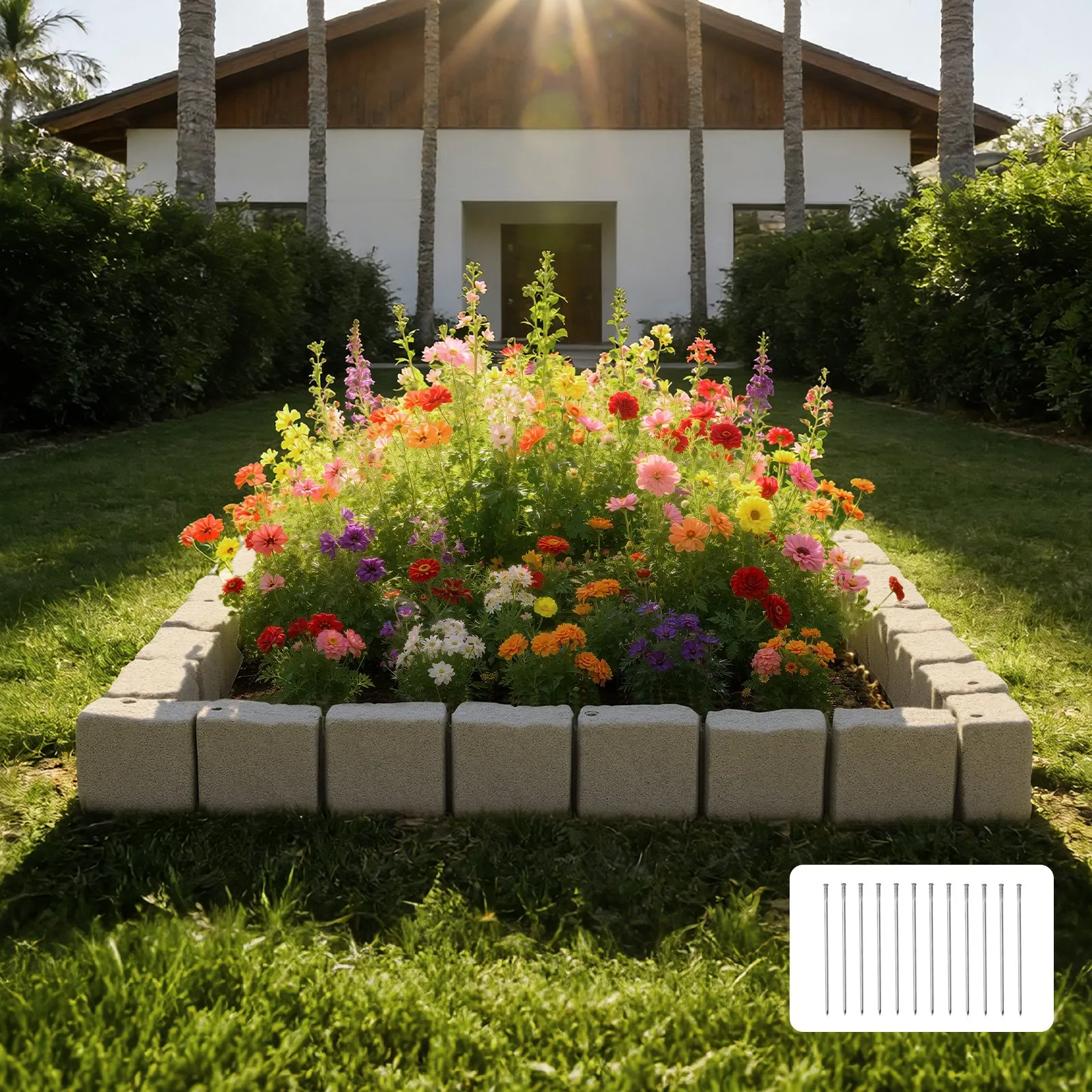 Faux Stone Landscape Edging