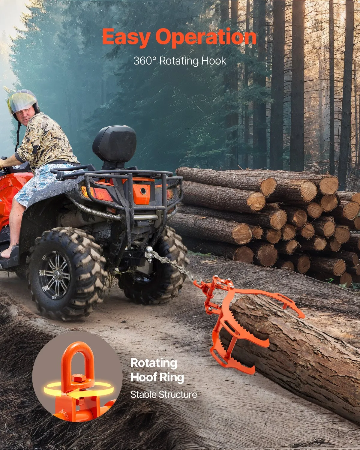 36in Log Lifting Tongs