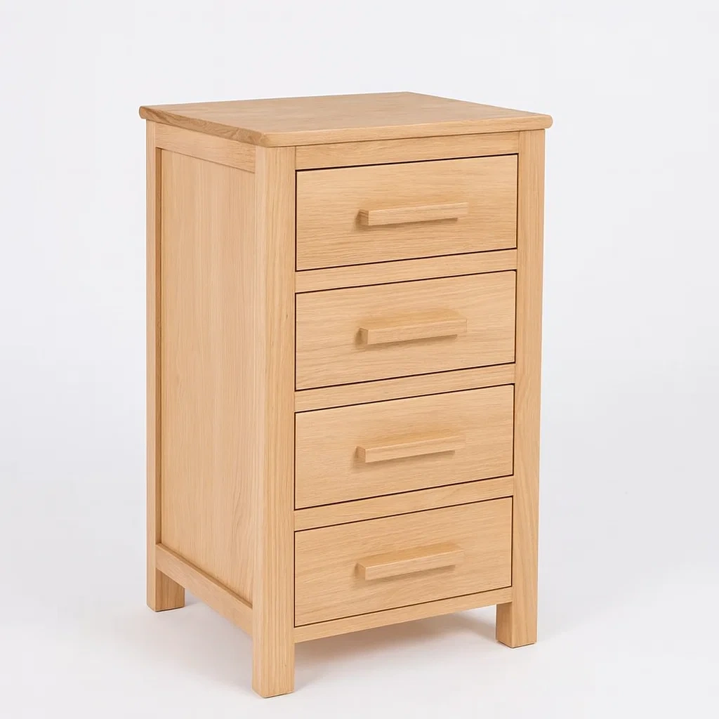 Schubladenkommode eiche mit 4 schubladen-nestlegend