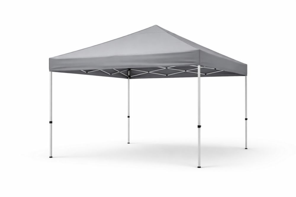 Tente pliante Gris Aluminium Polyester