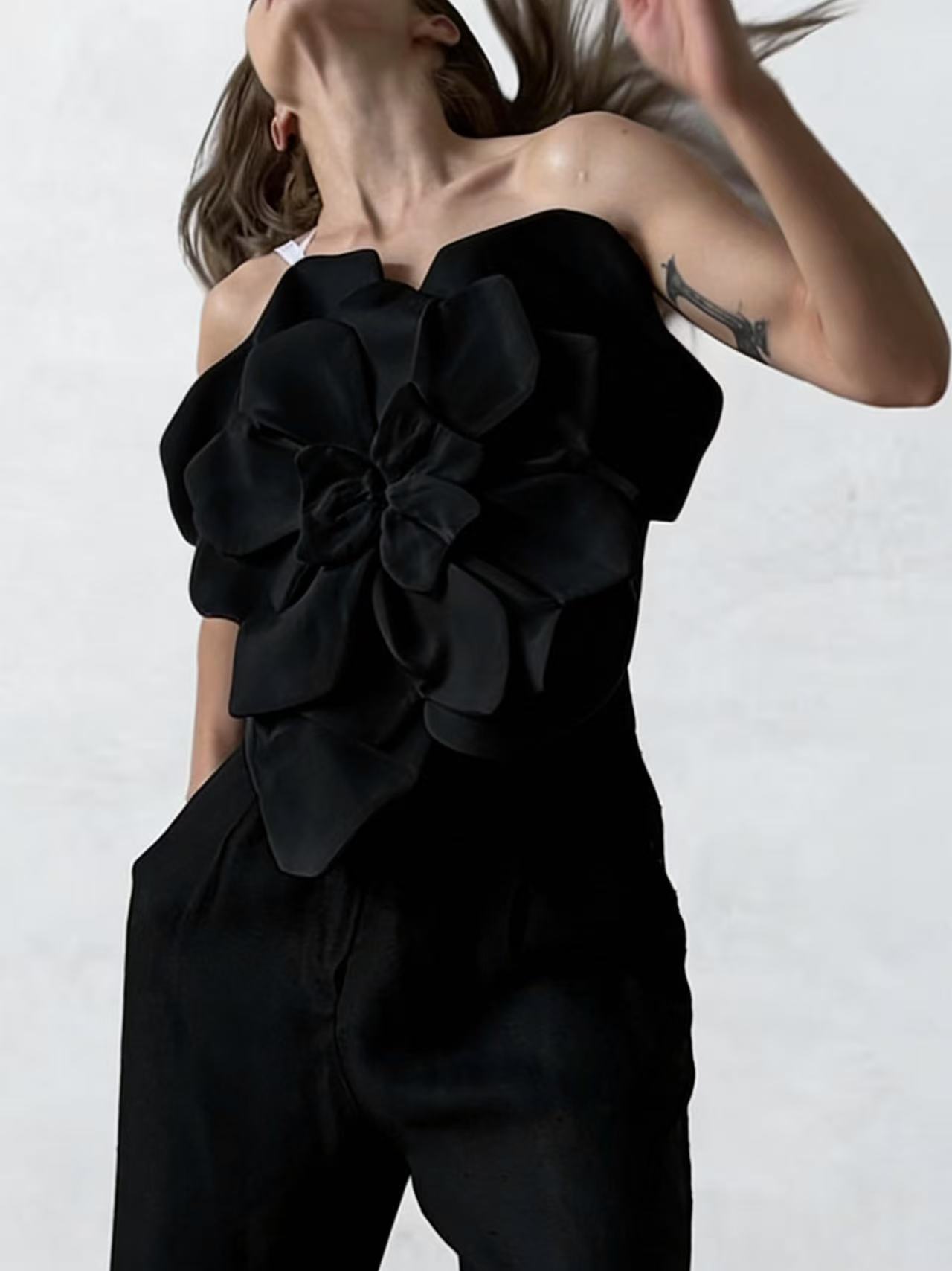 Hafdis White Floral Off-Shoulder Top