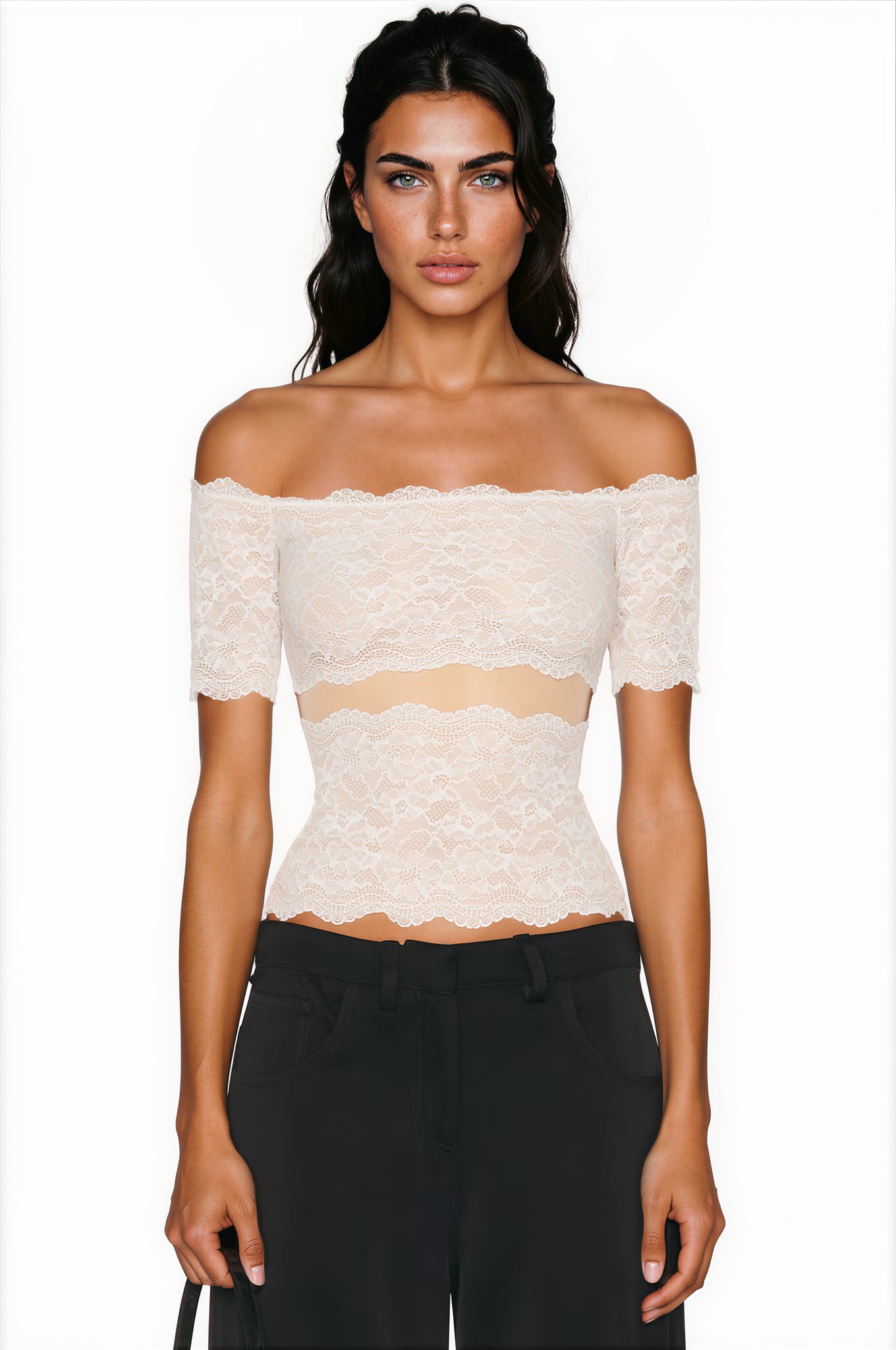 Michalina Off Shoulder Lace Top
