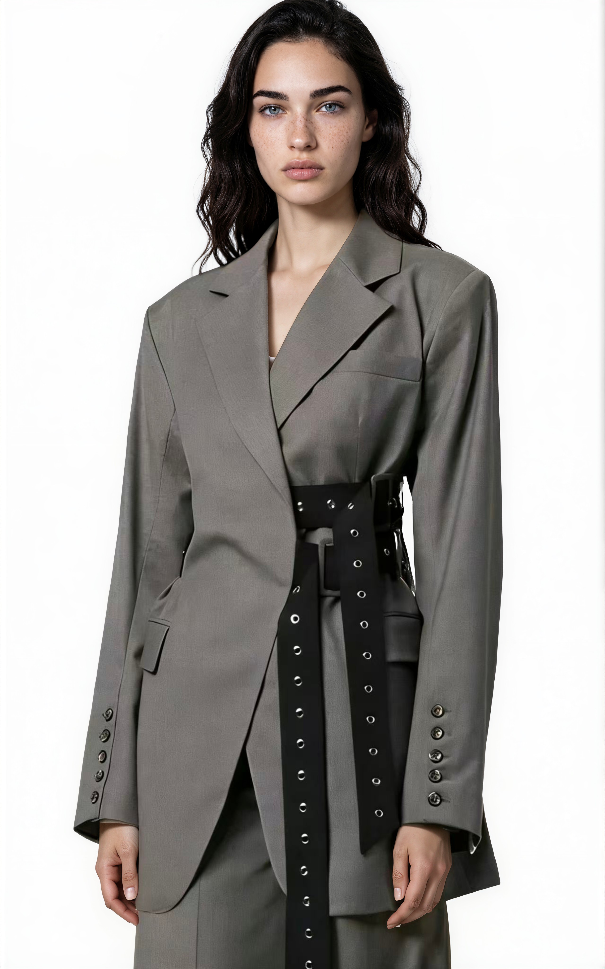 Katrin Belted Waist Blazer