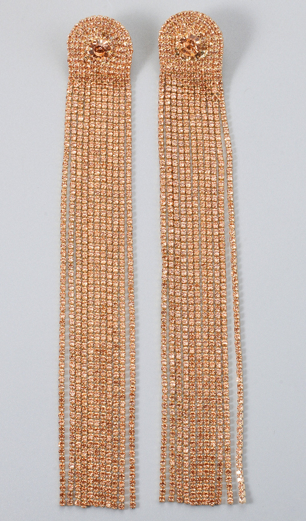 Avala MULTI DIAMANTE TASSEL EARRINGS IN GOLD