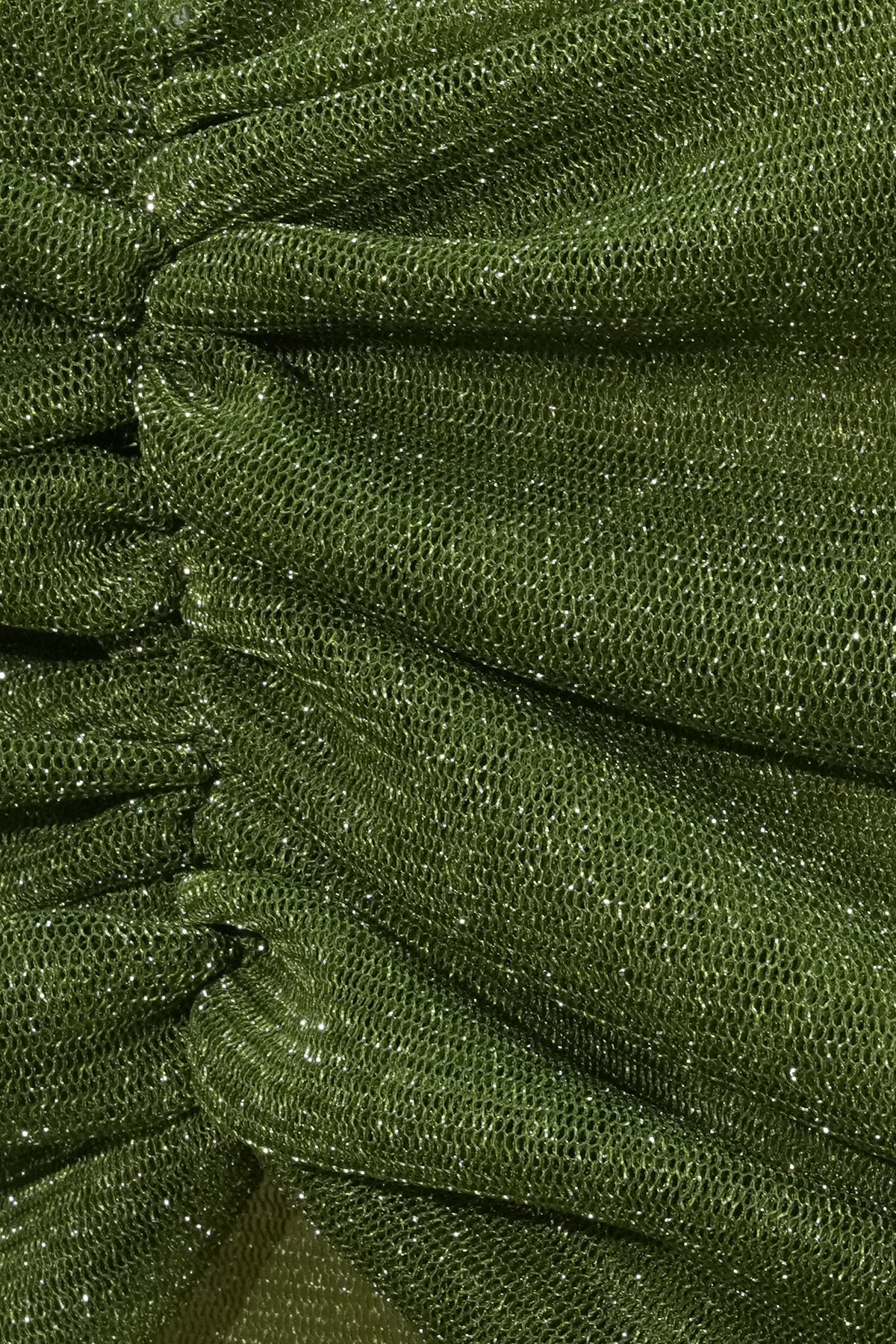 Aurora Strapless Sequin Maxi Dress In Green