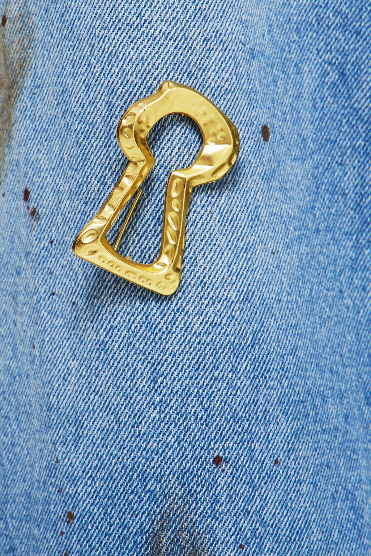 Thanko Embellished Ripped Baggy Jeans