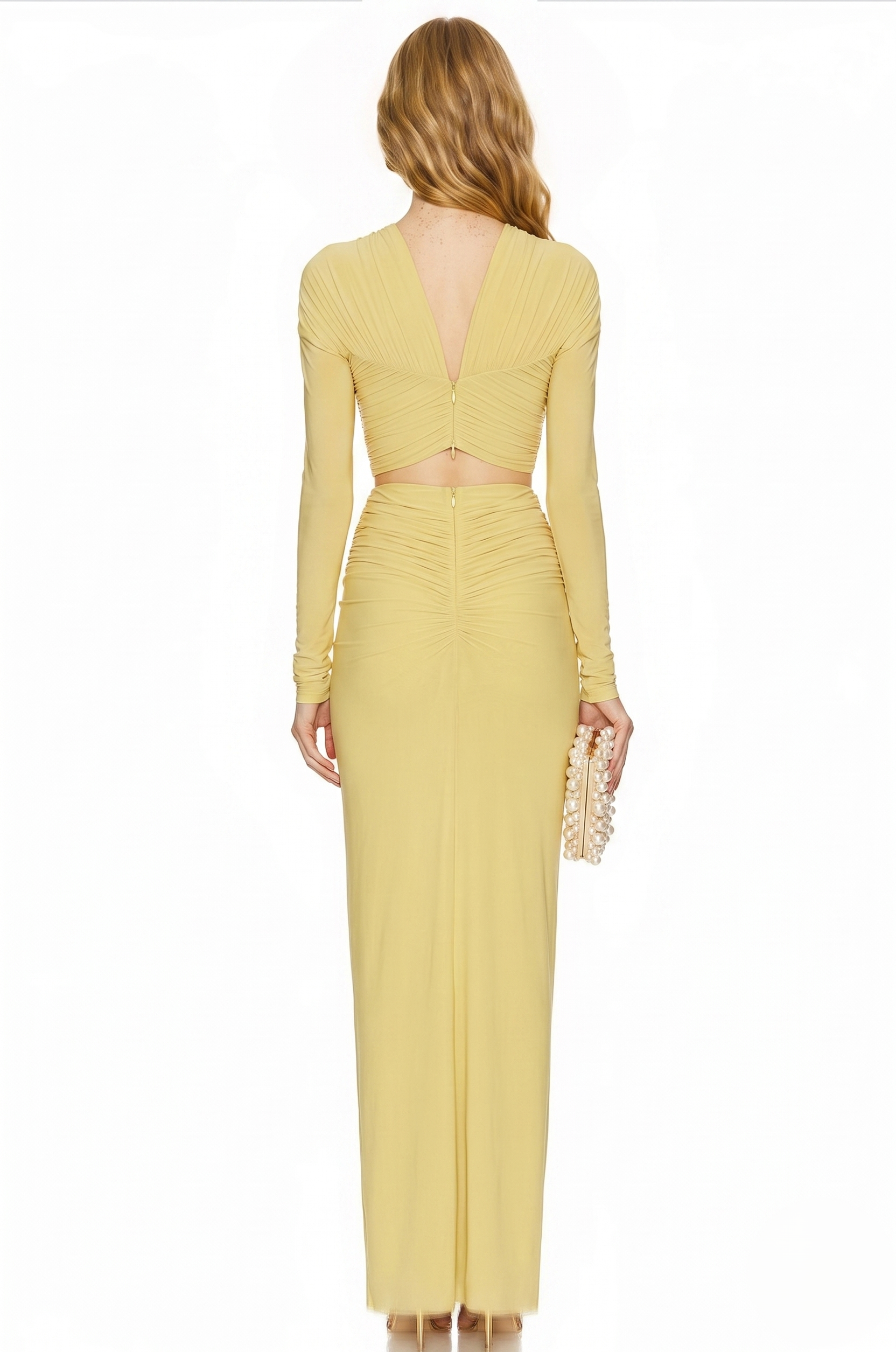 Fallomo Ruch Cutout Skirt Set
