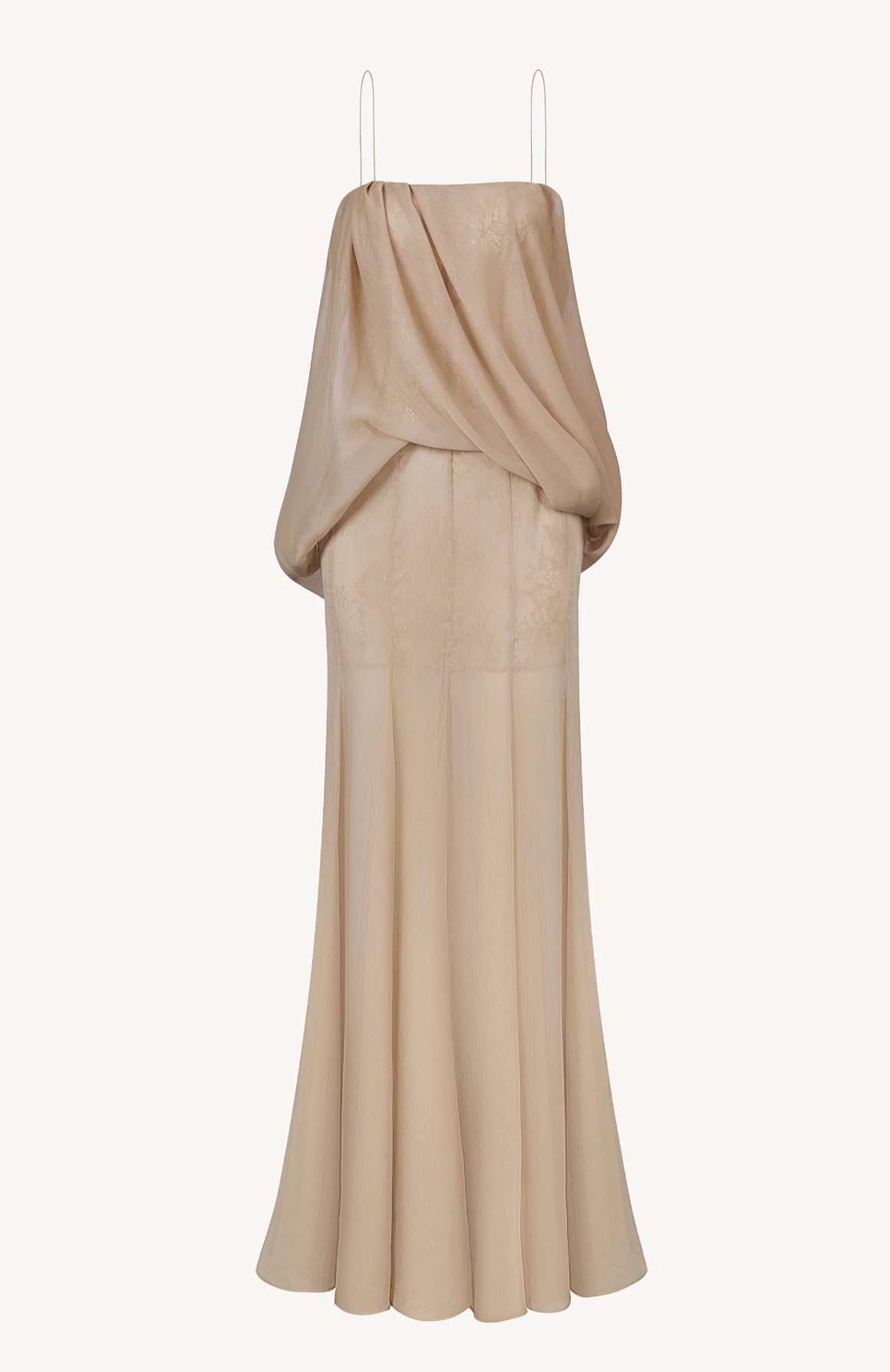 Osalish Ruch Mesh Mermaid Maxi Dress