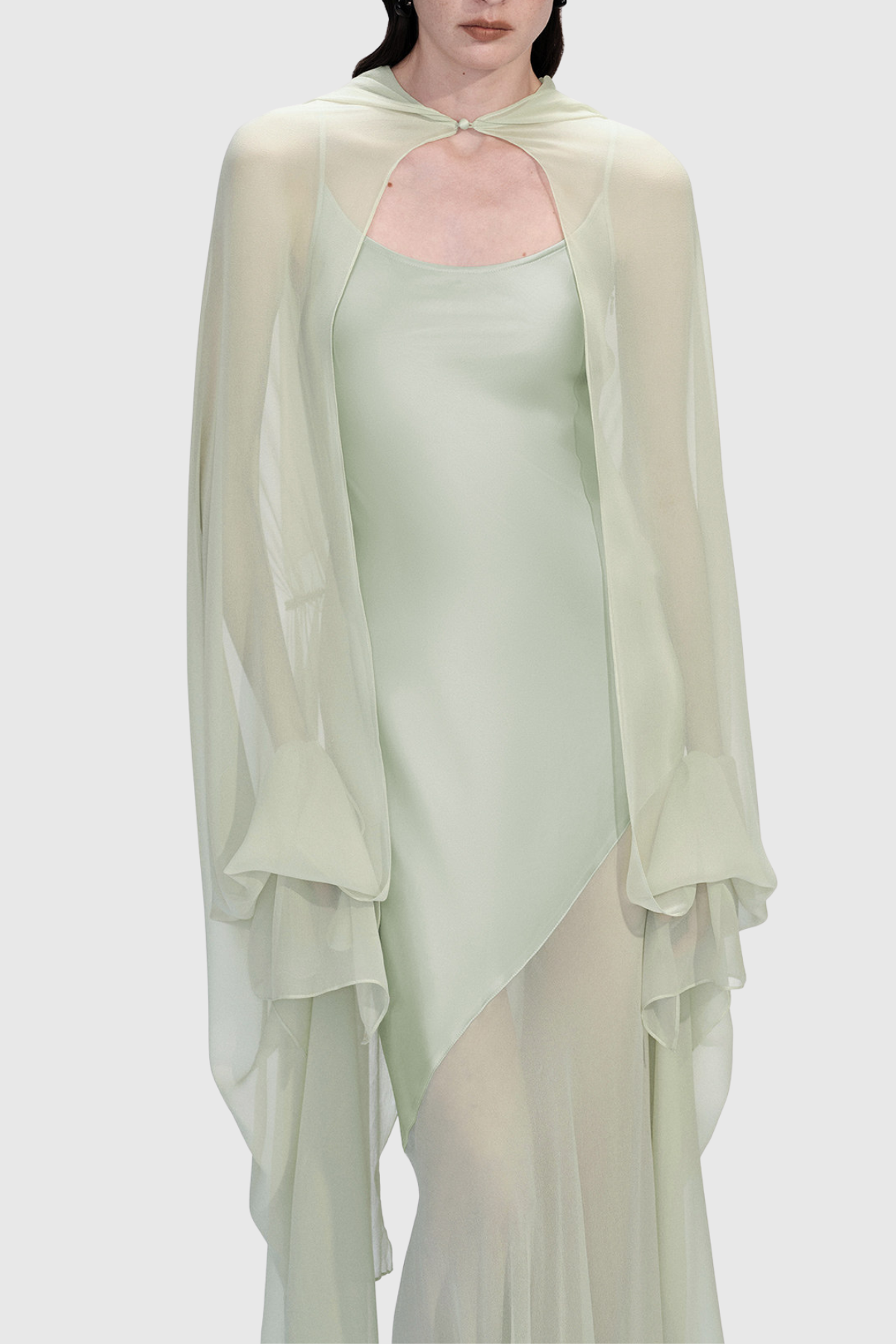 Pandeia Silk Tulle Maxi Dress