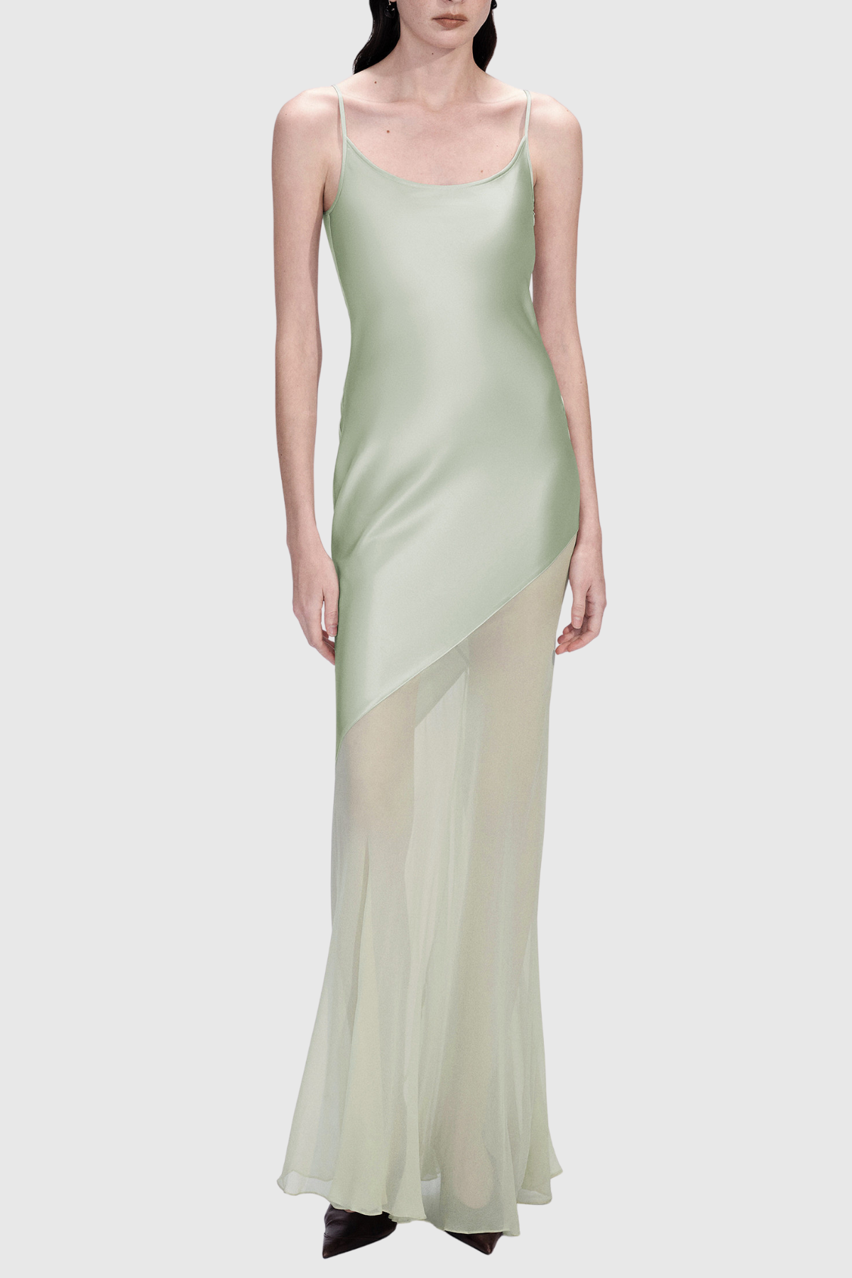 Pandeia Silk Tulle Maxi Dress