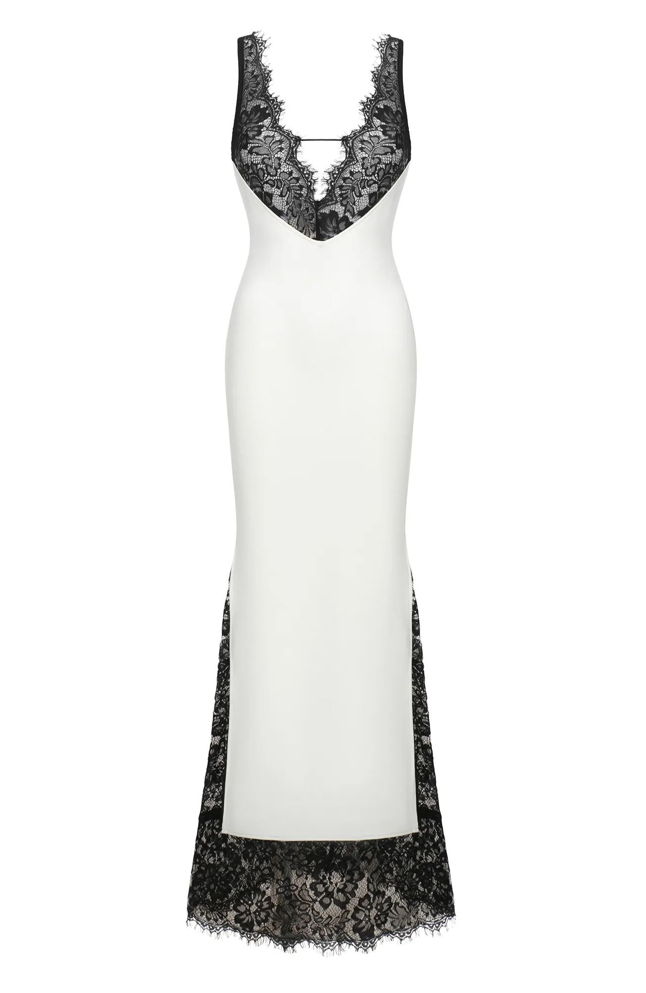 Dekia Lace Deep V Maxi Dress