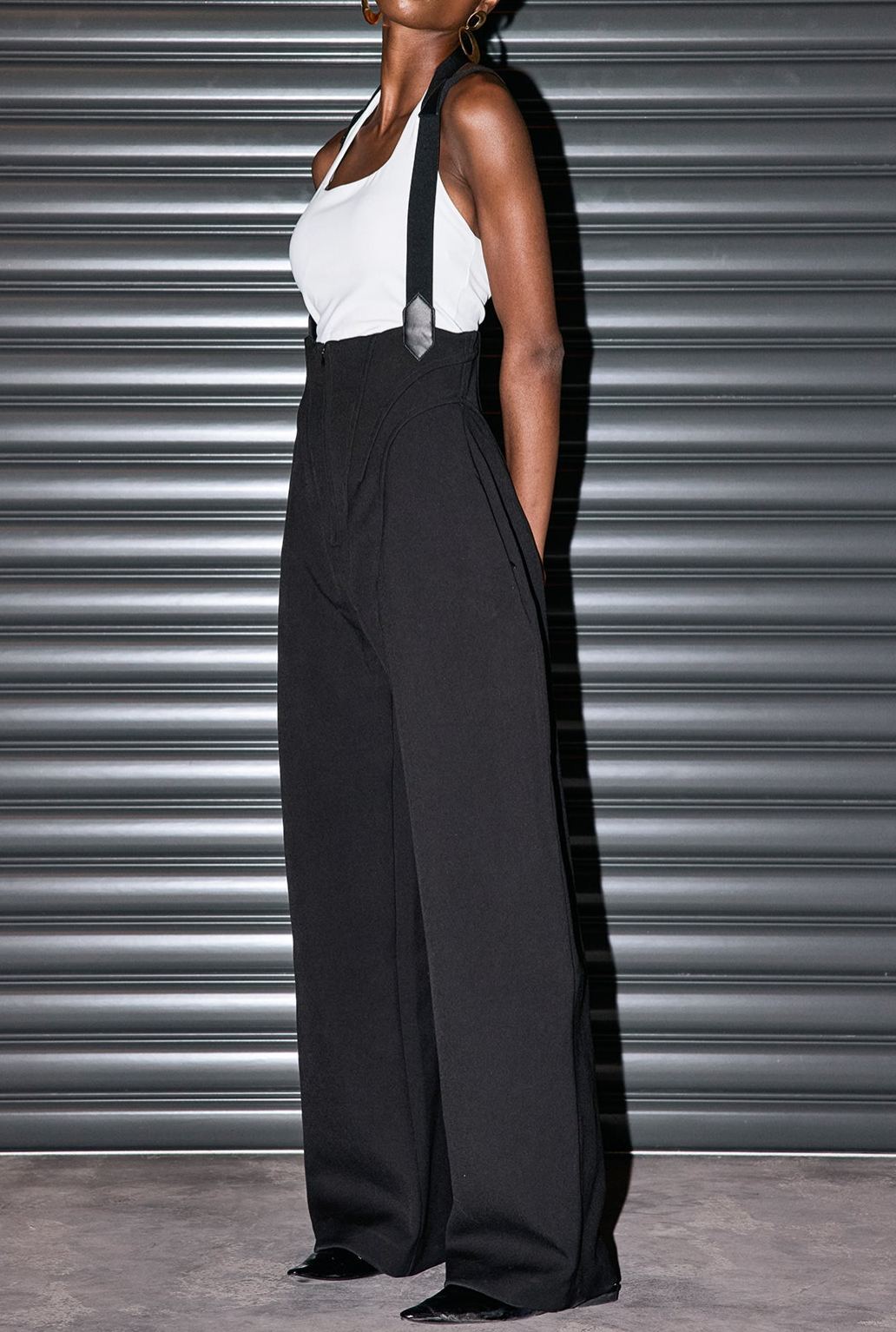 Felim Denim Corset Overalls