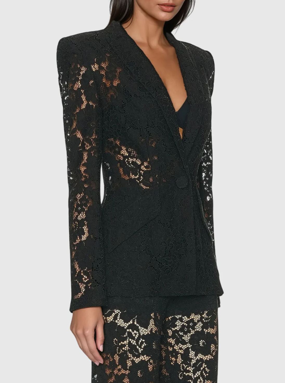 Palisuzukey Floral Lace Pants Set