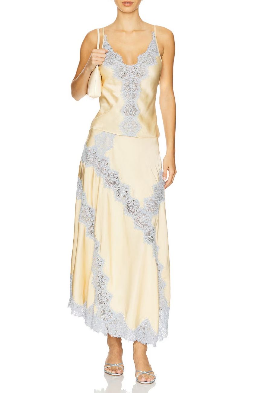 Filipp Spaghetti Lace Skirt Set