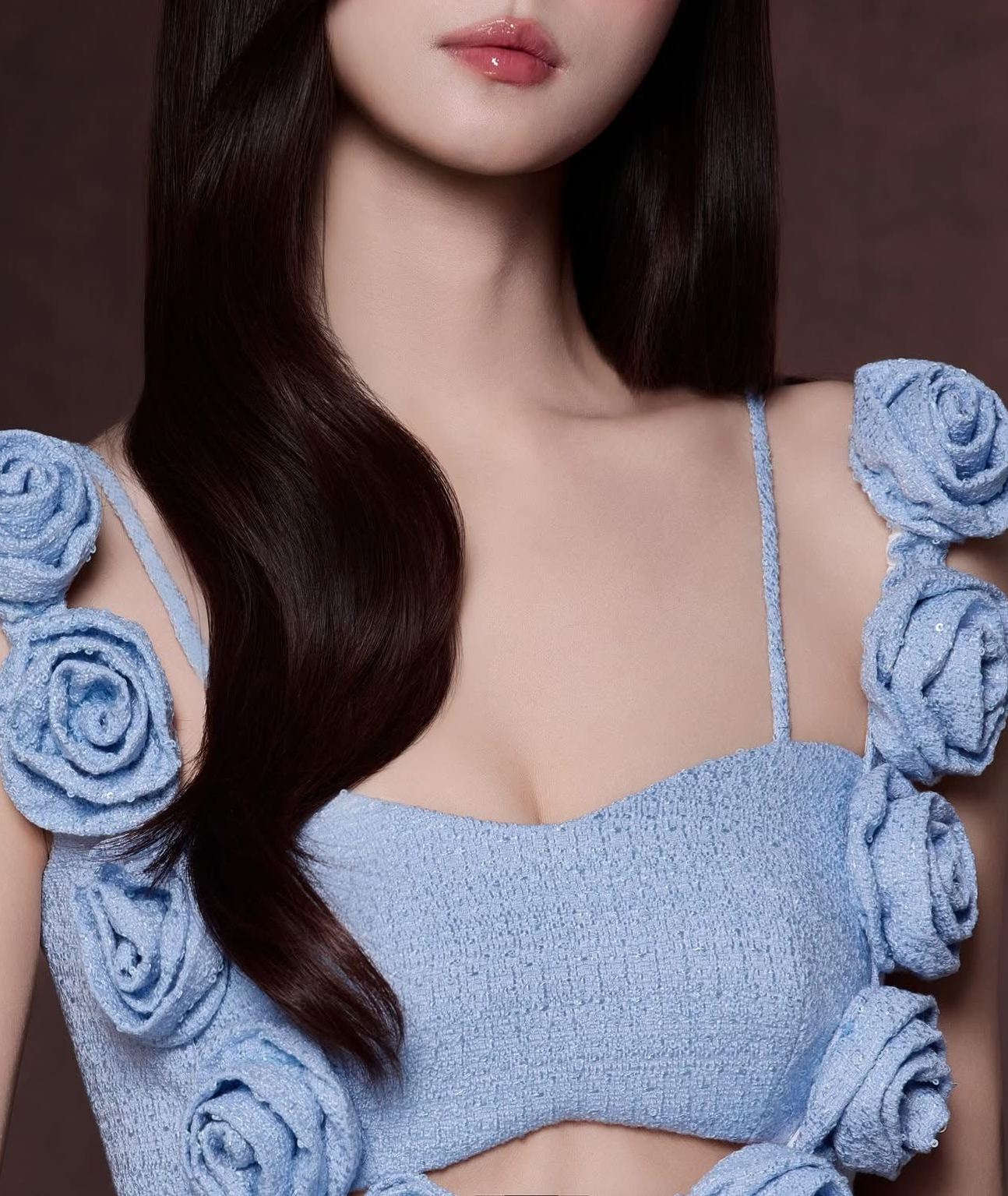 Dumitra Flower Cutout Mini Dress