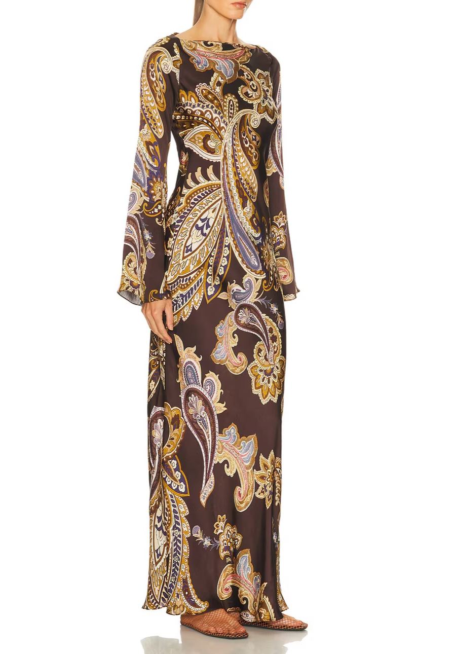 Daniba Paisley Maxi Dress