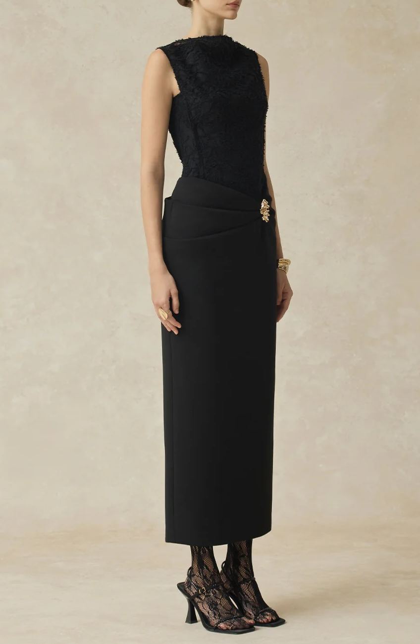 Dusan Sleeveless Deconstruct Maxi Dress