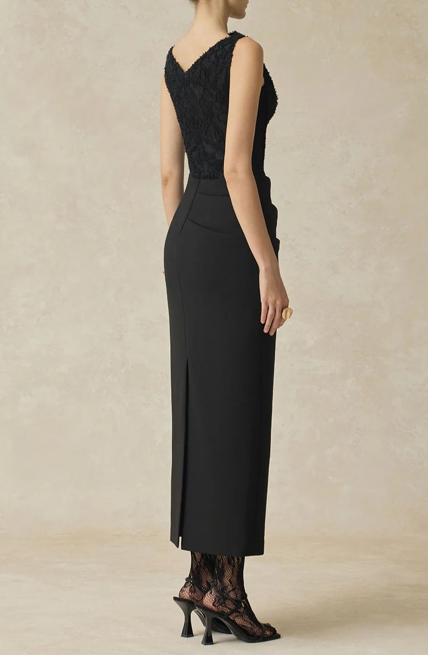 Dusan Sleeveless Deconstruct Maxi Dress