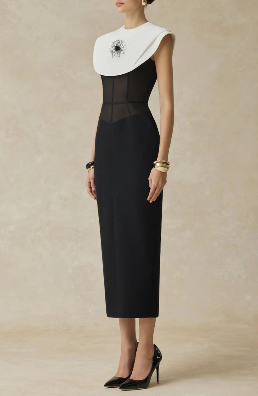 Fabienne Corset Bodycon Midi Dress