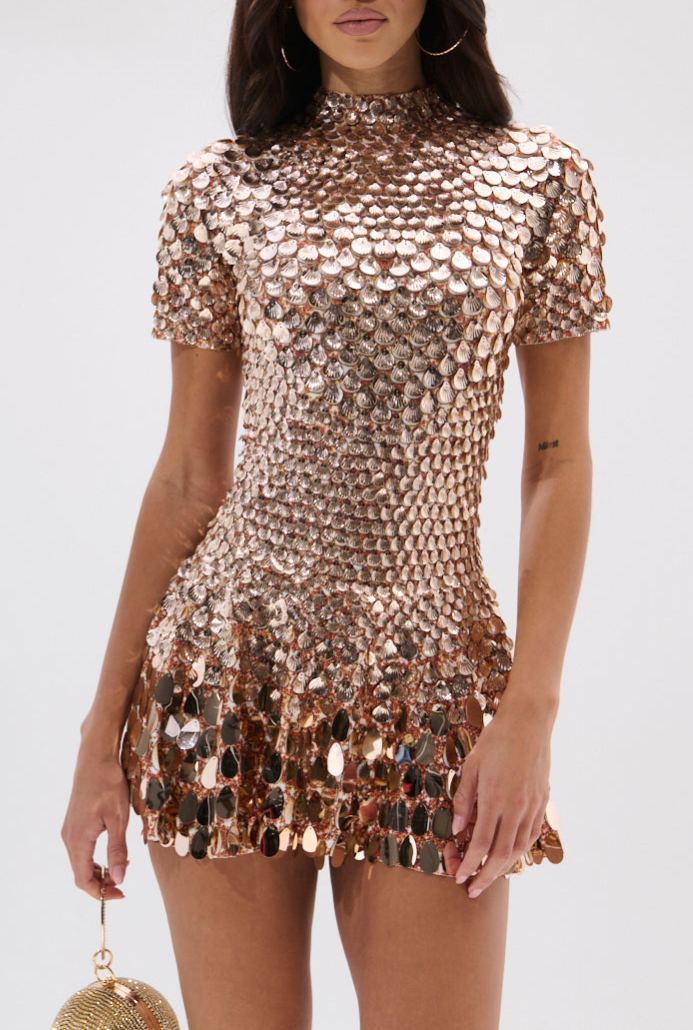 Nenomo Far From Basic Sequin Mini Dress