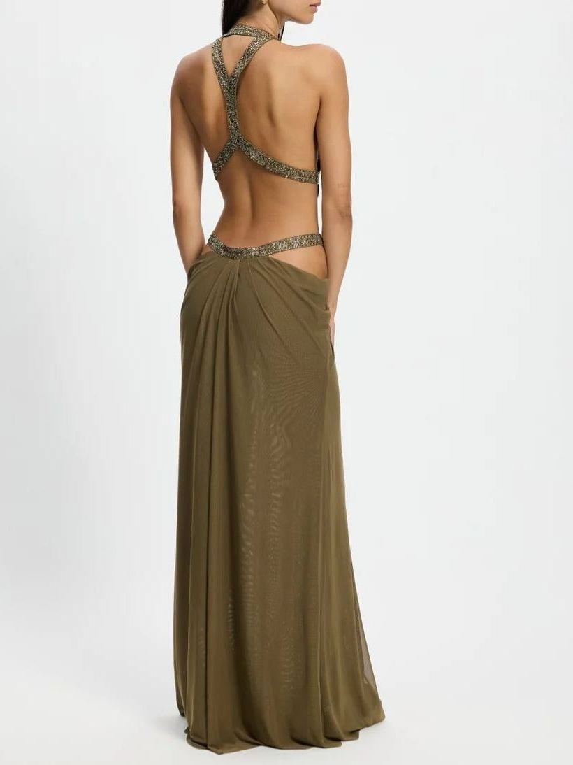 Zamitan Cut Out Maxi Dress