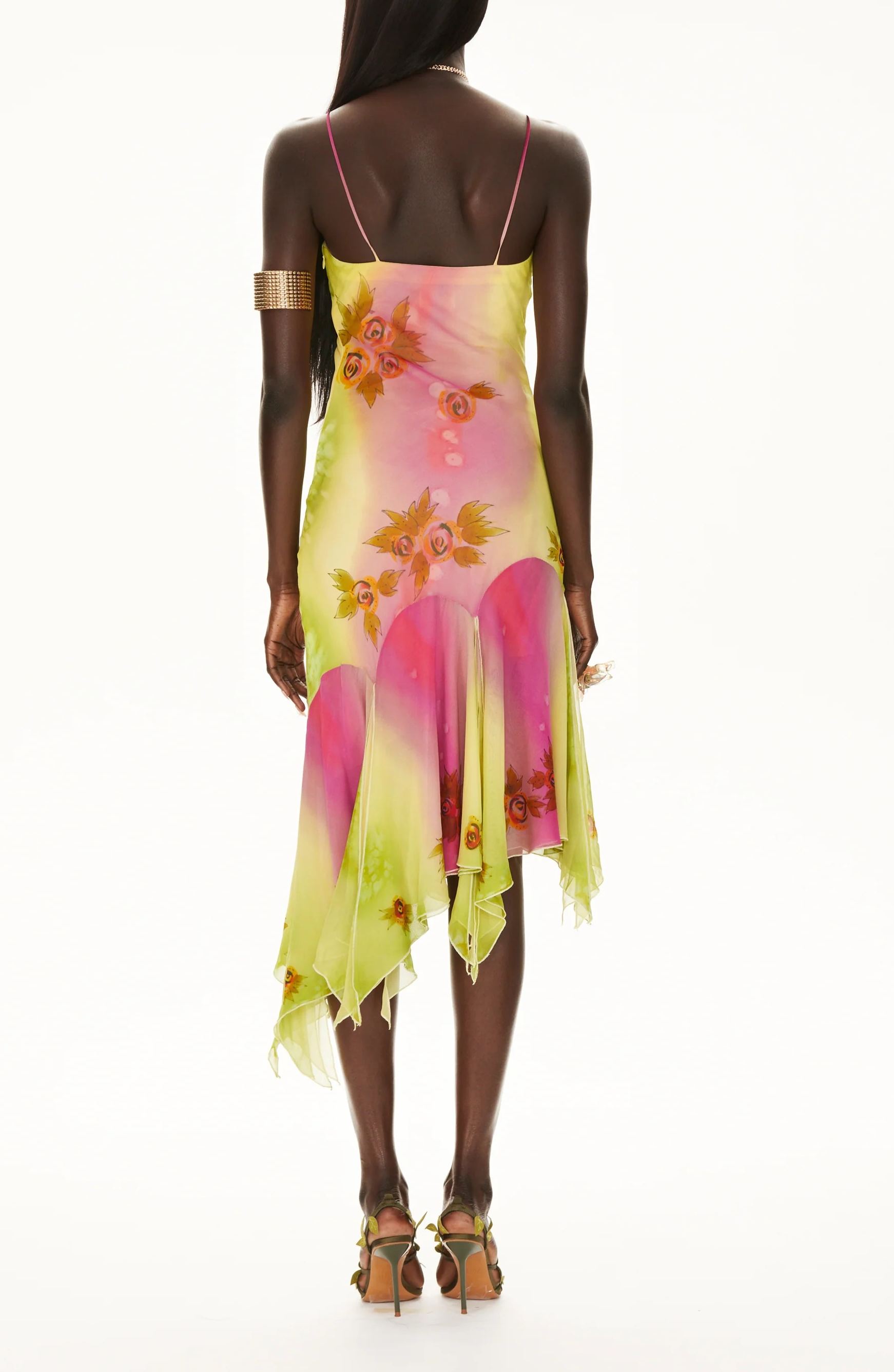 Phuyouth Coral Gown Midi Dress