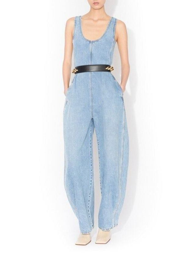 Ivona Sleeveless Denim Jumpsuit