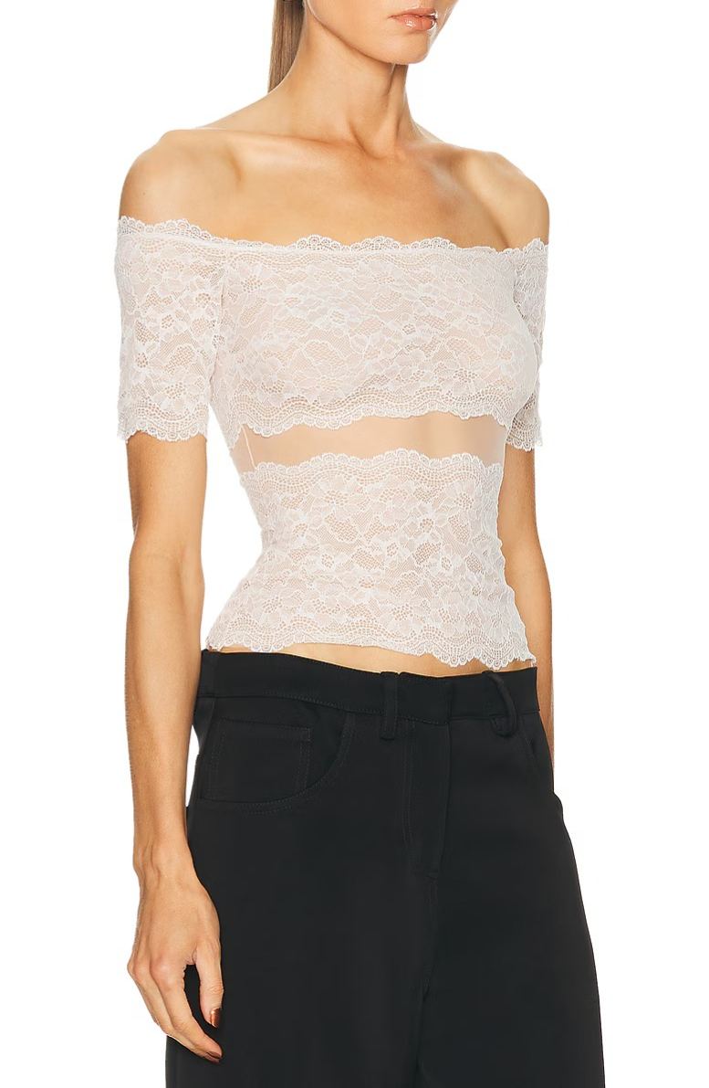 Michalina Off Shoulder Lace Top