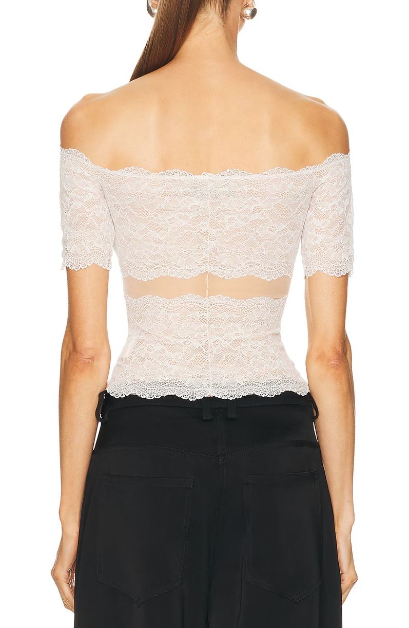 Michalina Off Shoulder Lace Top