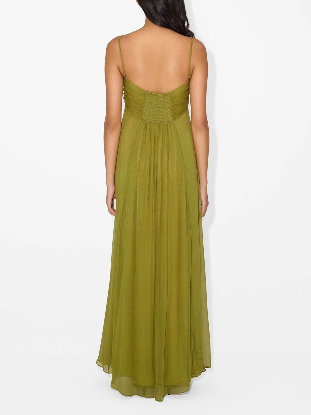 Caeso Emerald Corset Gown