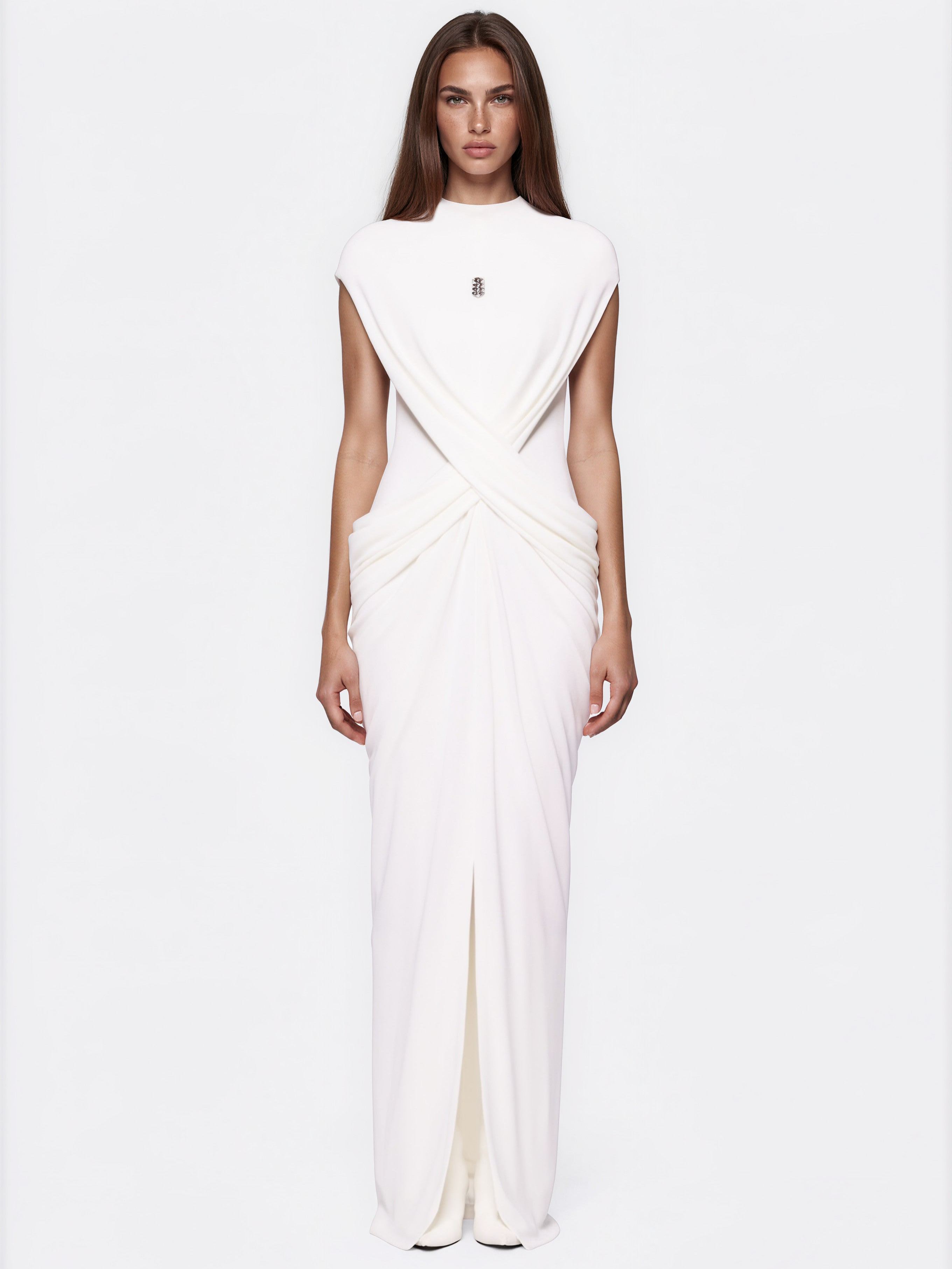 Angelica Ruch Split Maxi Dress