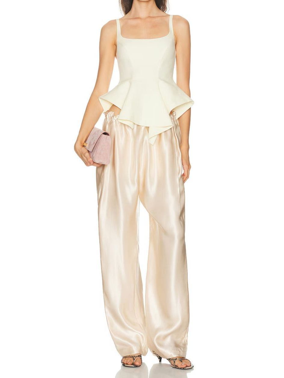 Haraldur Spaghetti Ruffle Pants Set