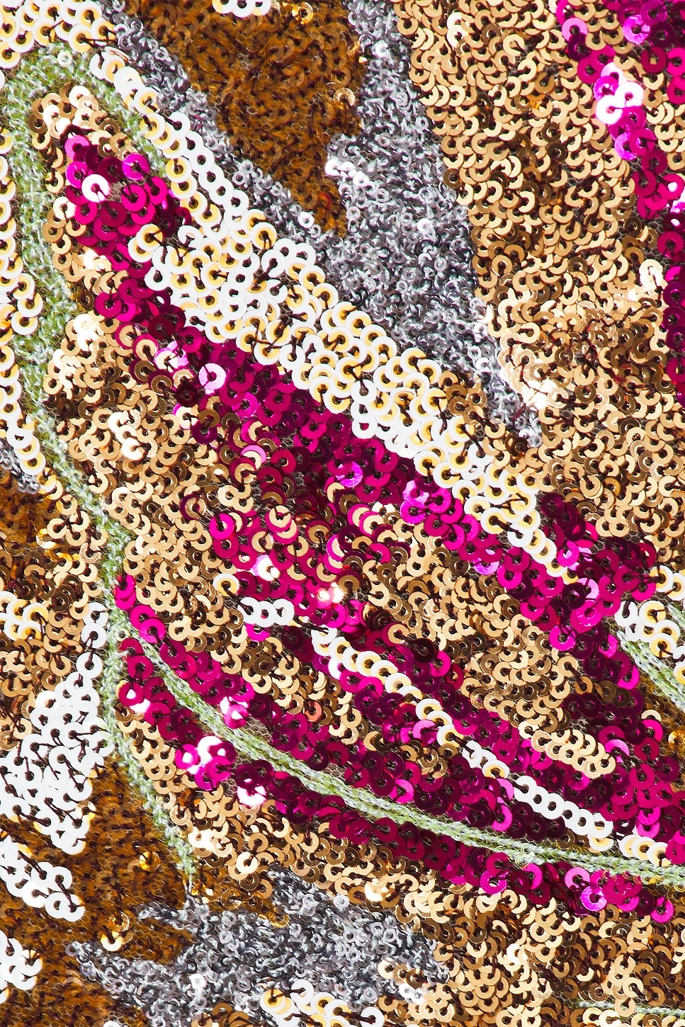 Mumphey Strapless Embellished Floral Maxi Dress