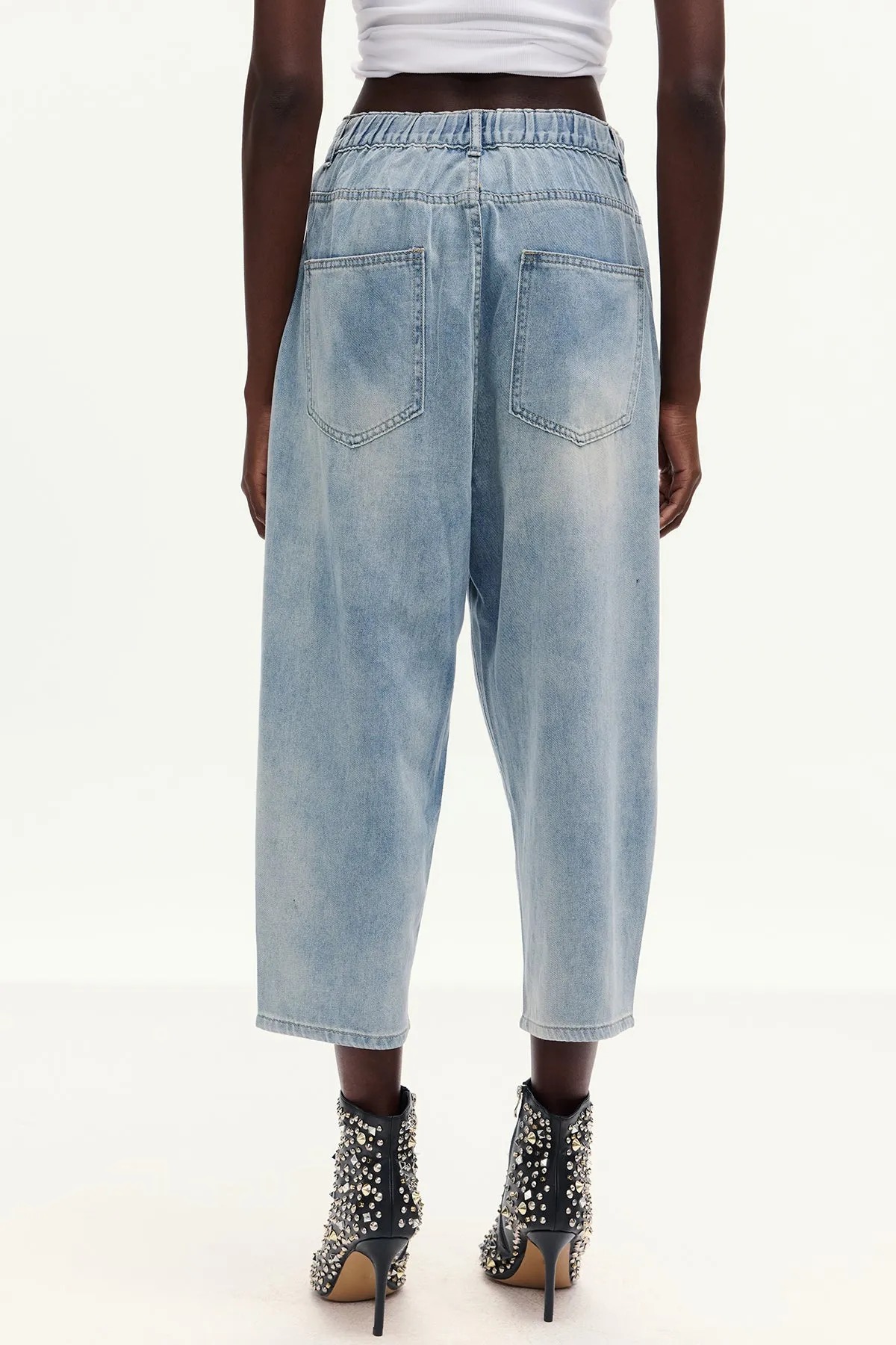 Yoseley Flower Cutout Jeans