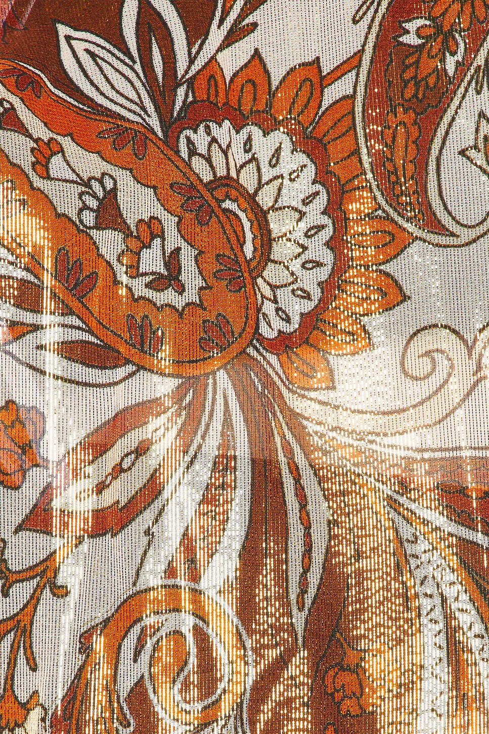 Farzad Halter Neck Paisley Cutout Maxi Dress