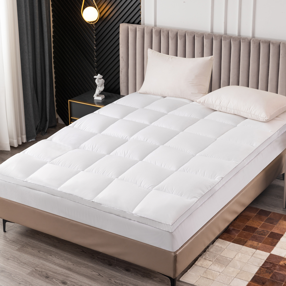 DROVAN Queen Size Mattress Pad - Extra Thick Mattress Cover - Pillow Top Deep Pocket Mattress Pad for Queen Bed