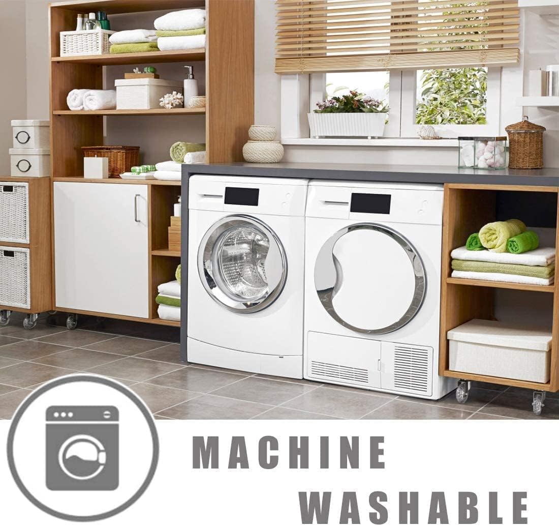 DROVAN Mattress Pad King Size - Extra Thick Mattress Cover - Pillow Top Deep Pocket with Breathable 7D Spiral Fiber Filling Cooling Mattress Topper