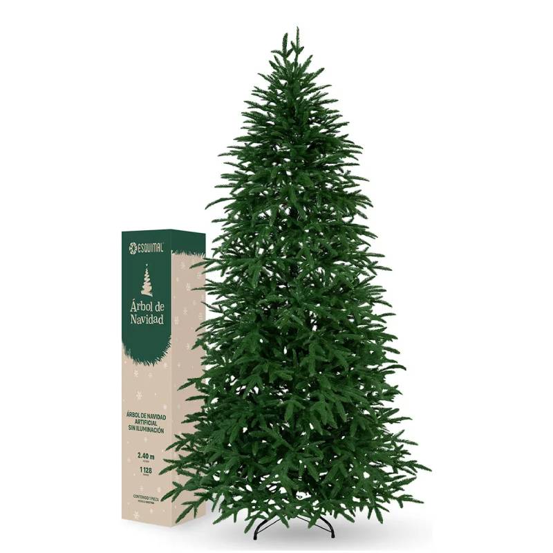 Arbol Navideño Pino De Navidad Artificial 2.4m 1128 Ramas - Esquimal