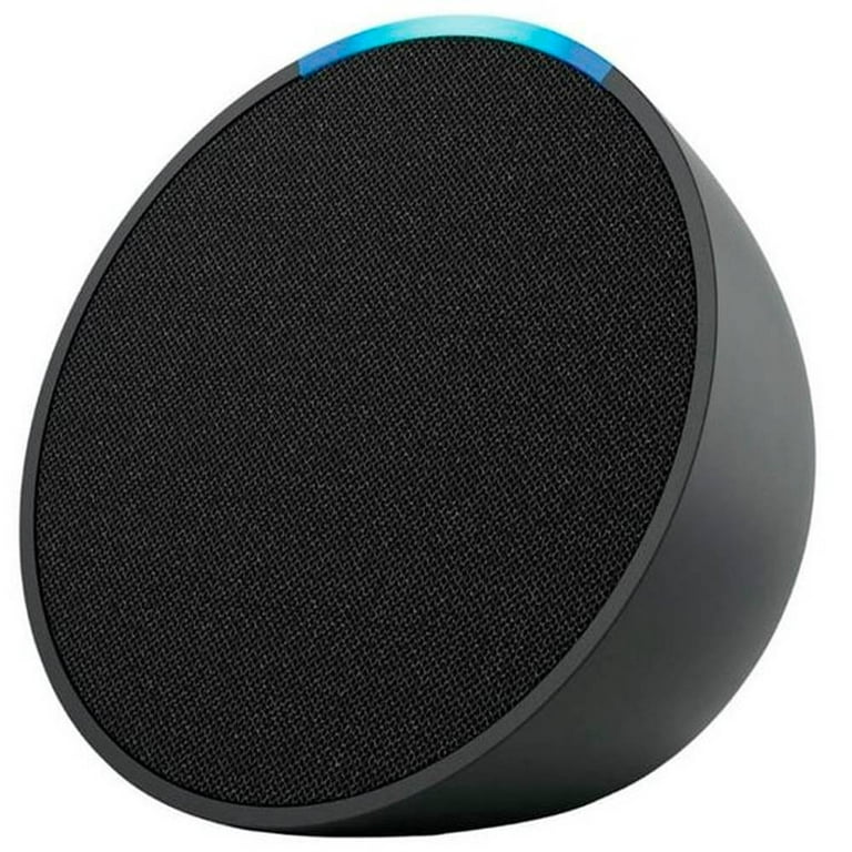 Bocina Inteligente Echo Pop Wifi Bluetooth Tipo Media Luna Negro