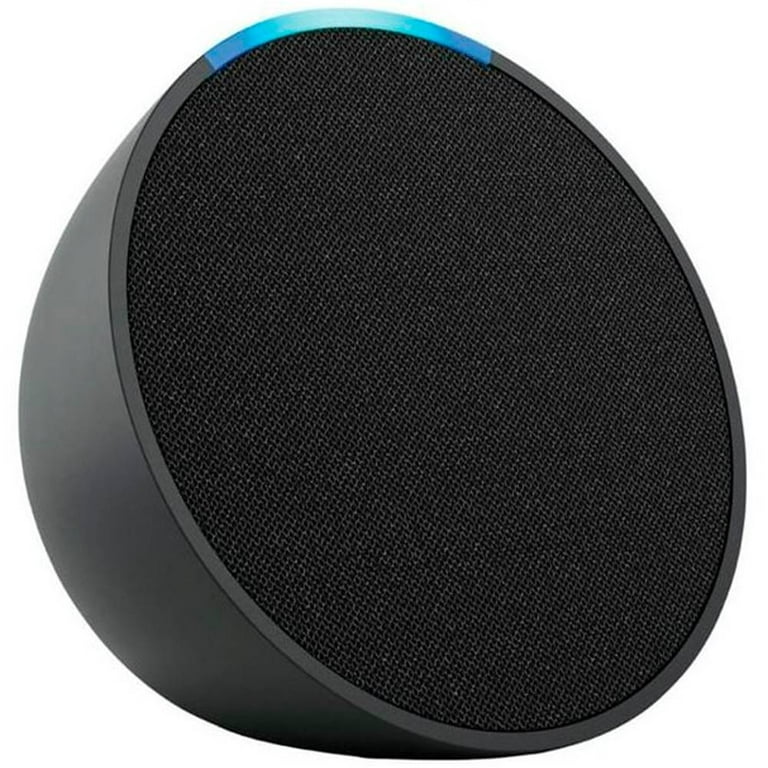 Bocina Inteligente Echo Pop Wifi Bluetooth Tipo Media Luna Negro