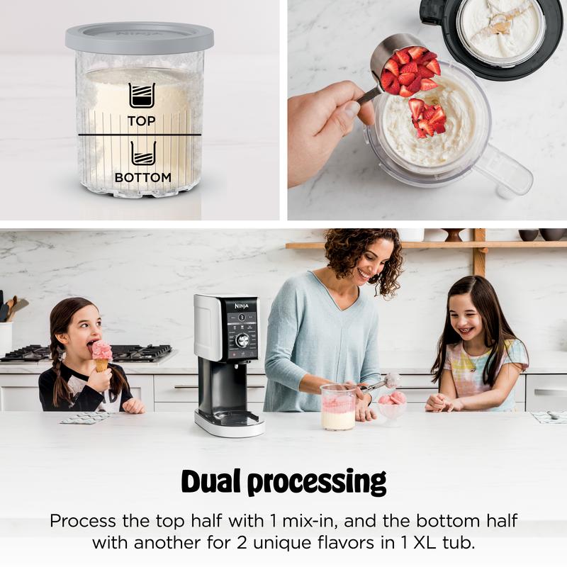 Máquina para hacer helados y postres congelados Ninja CREAMi XL Deluxe 11 en 1 - NC501